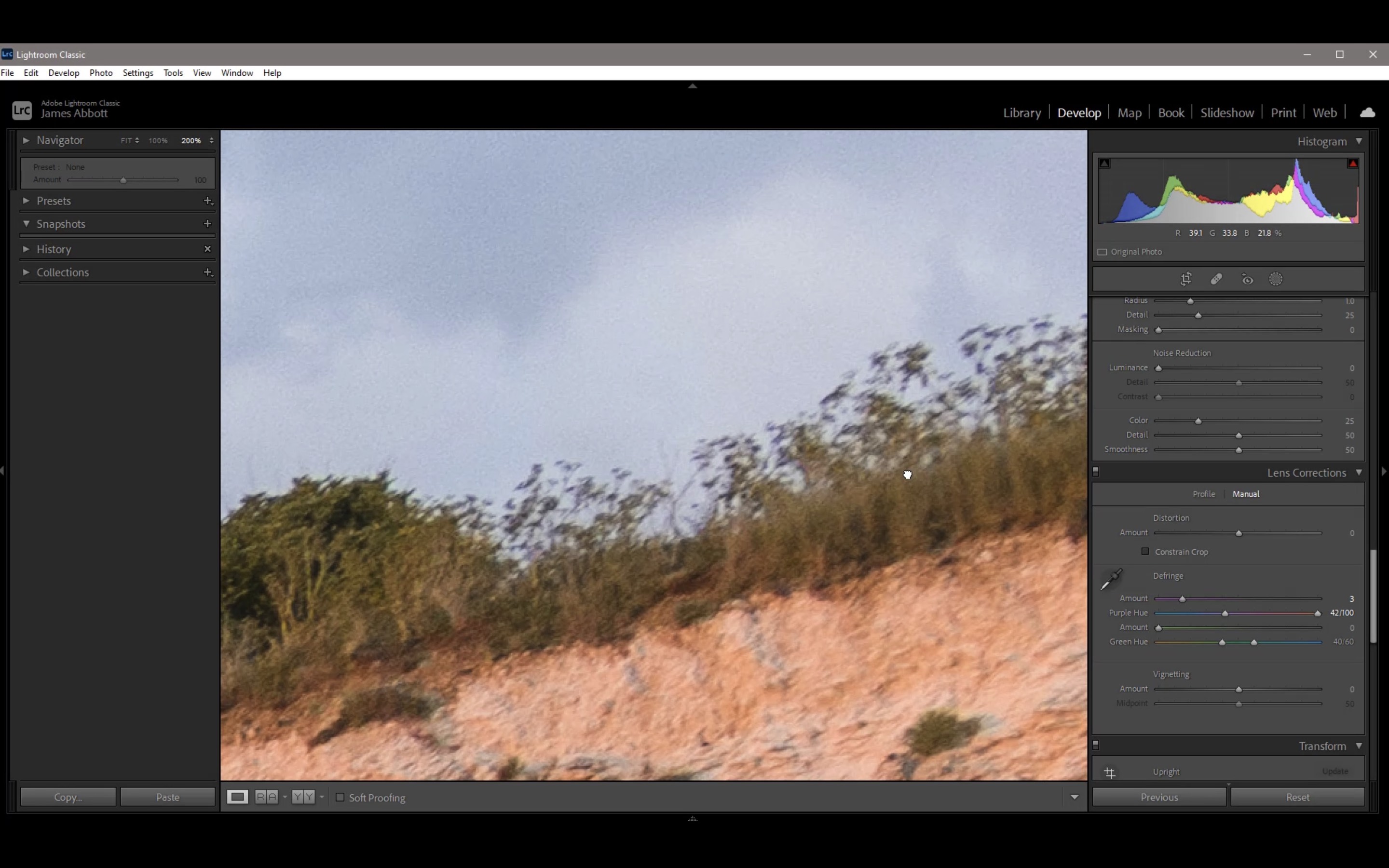 Focus VIDEO How to effectively remove chromatic aberration in Lightroom
